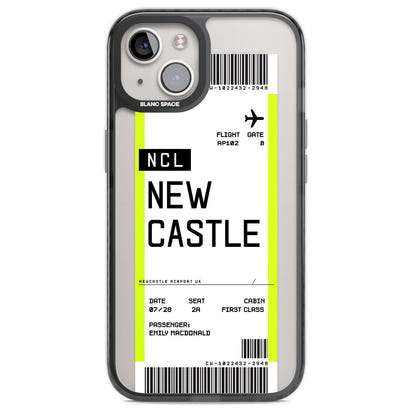 Personalised Newcastle Boarding Pass