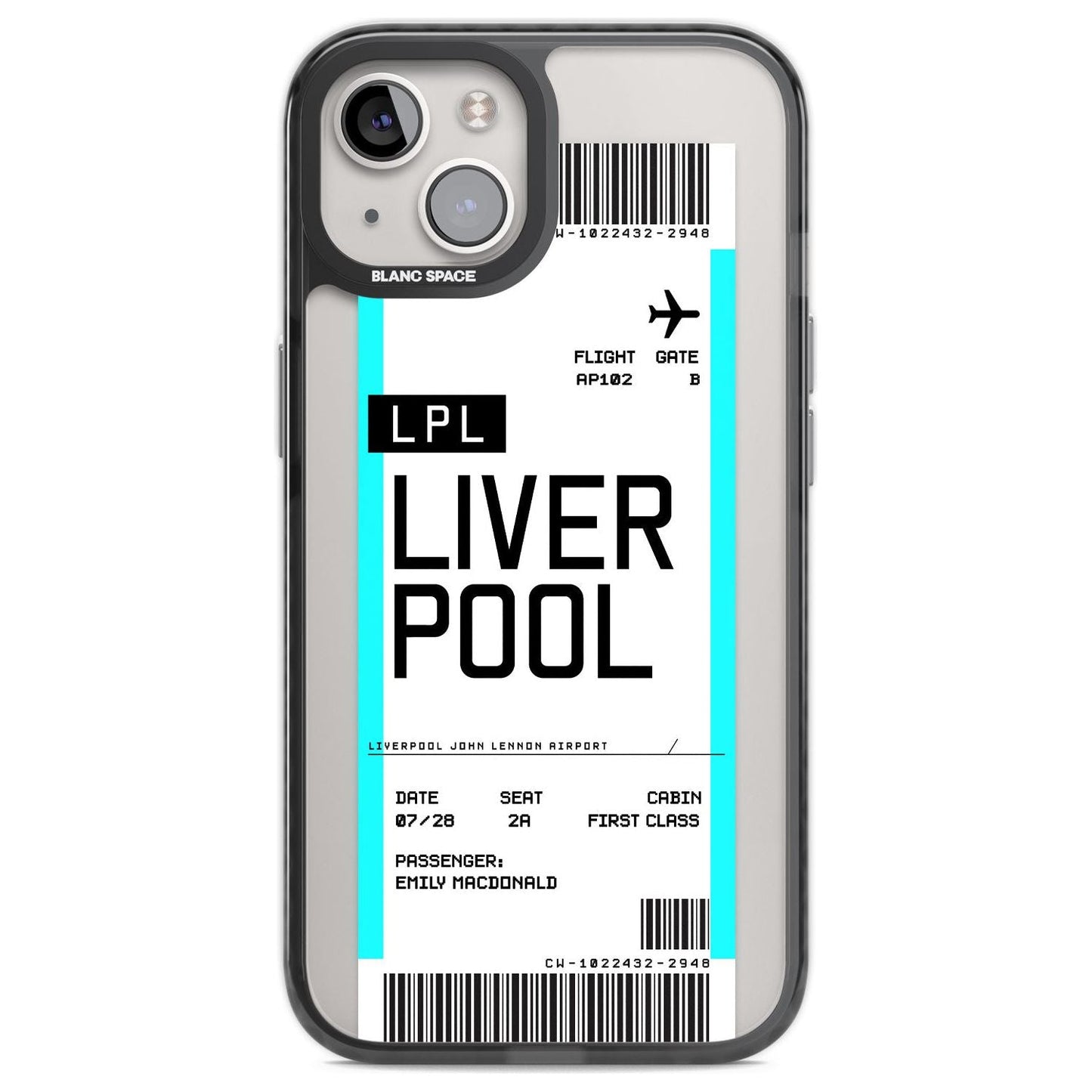 Personalised Liverpool Boarding Pass