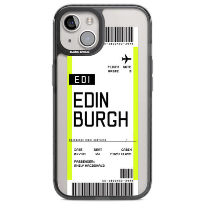 Personalised Edinburgh Boarding Pass