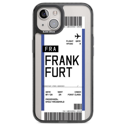 Personalised Frankfurt Boarding Pass