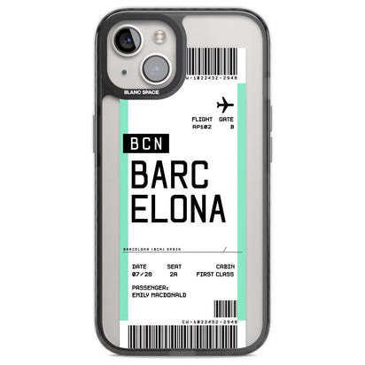 Personalised Barcelona Boarding Pass