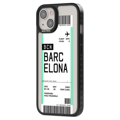Personalised Barcelona Boarding Pass