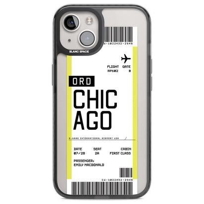 Personalised Chicago Boarding Pass