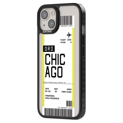 Personalised Chicago Boarding Pass