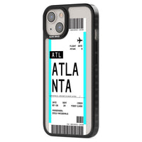 Personalisierte Atlanta-Bordkarte