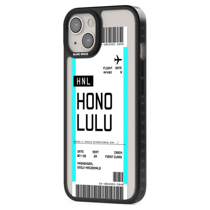 Personalised Honolulu Boarding Pass