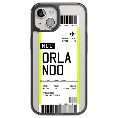 Personalised Orlando Boarding Pass