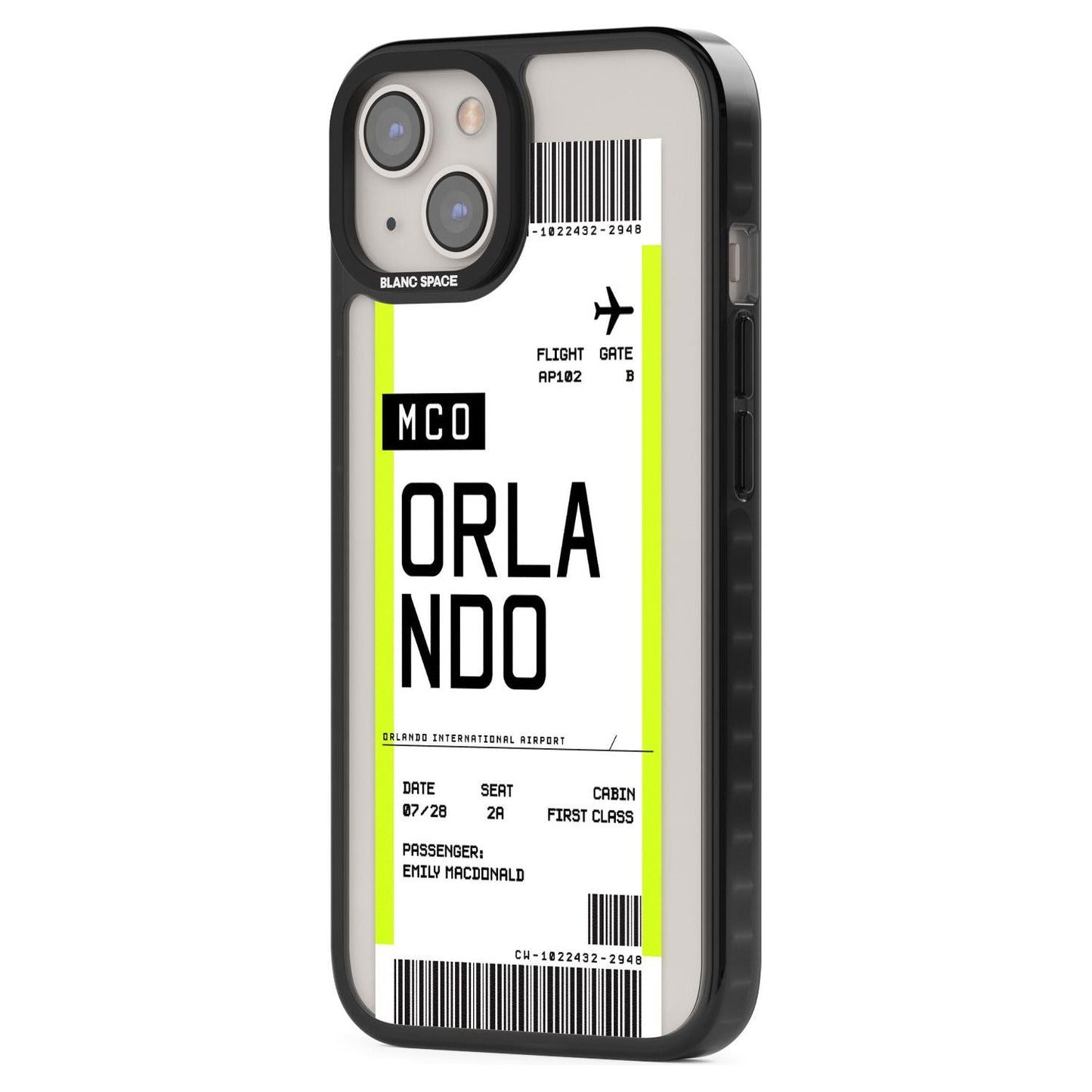 Personalised Orlando Boarding Pass