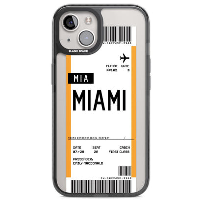 Personalised Miami Boarding Pass