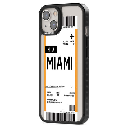Personalised Miami Boarding Pass