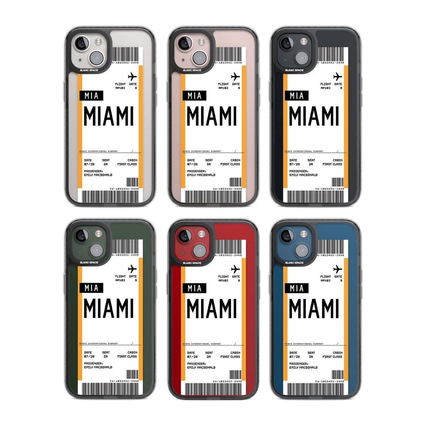 Personalised Miami Boarding Pass