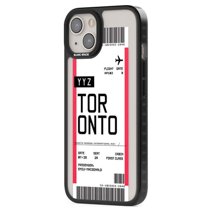 Personalised Toronto Boarding Pass
