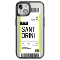 Personalisierte Bordkarte für Santorini