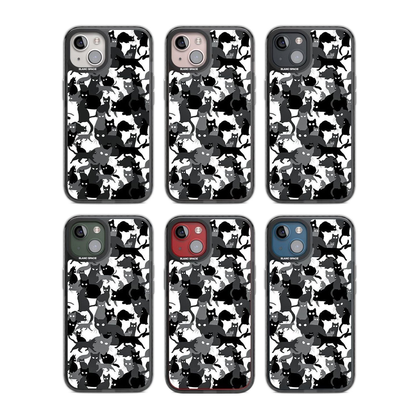 Black & White Cat Camouflage