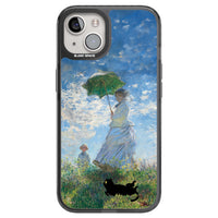 Cat with Monet's Parasol Lady