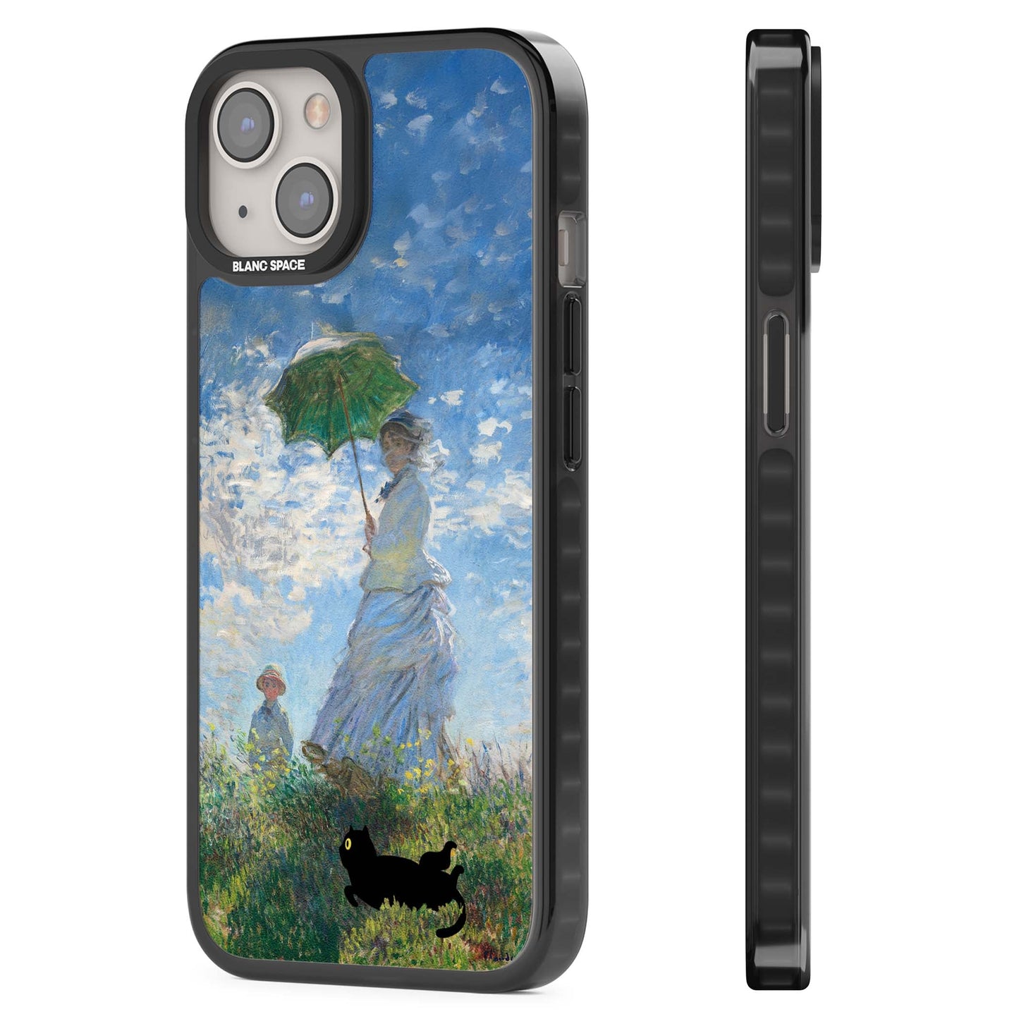 Cat with Monet's Parasol Lady