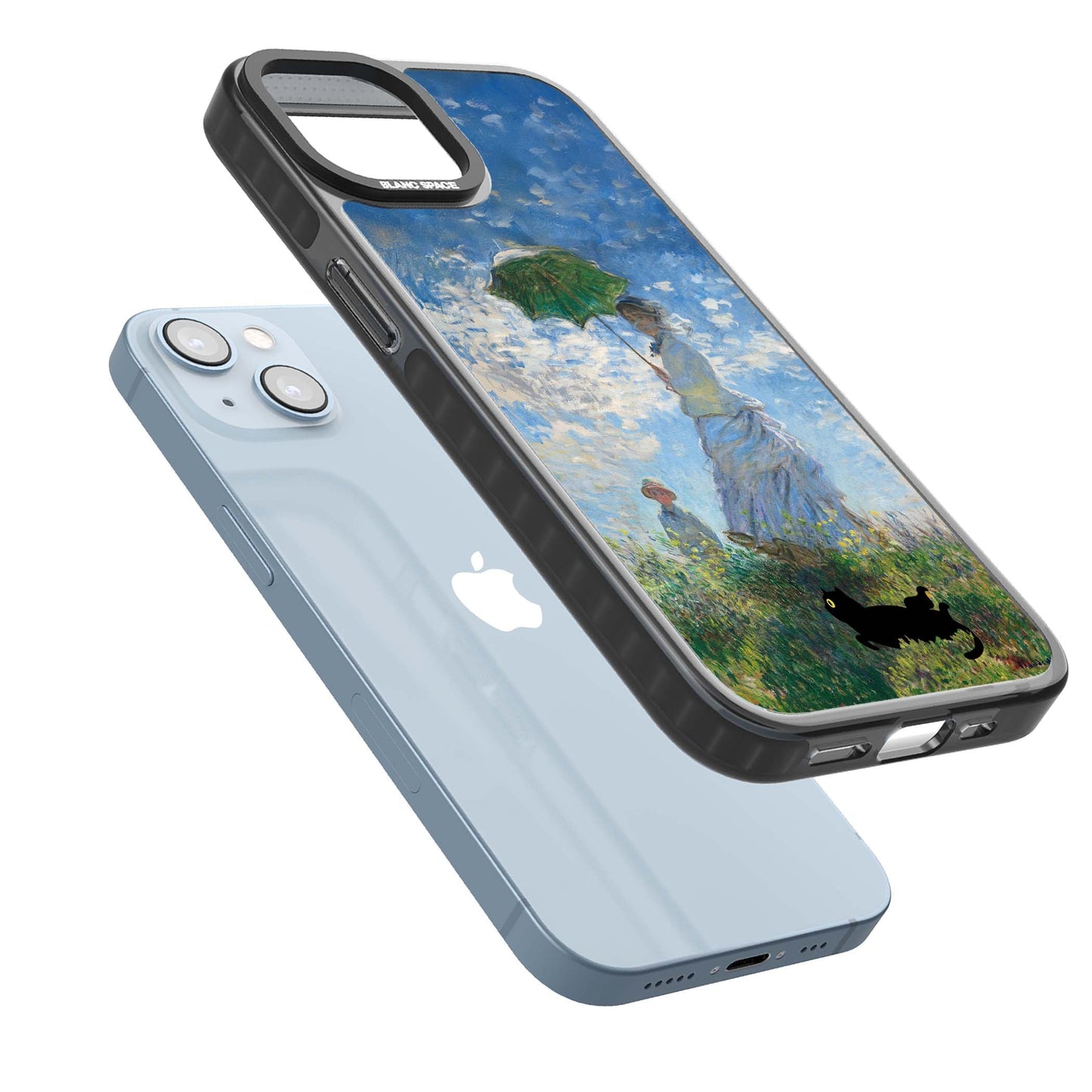 Cat with Monet's Parasol Lady