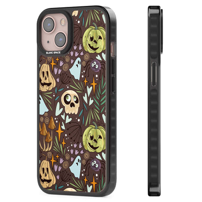 Goblincore Cartoon Halloween Pattern