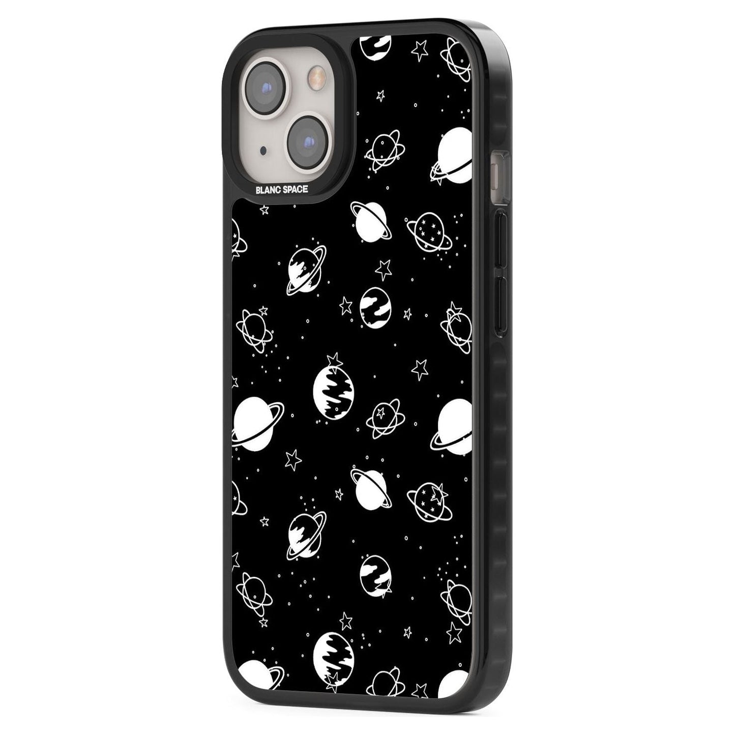 White Planets On Black