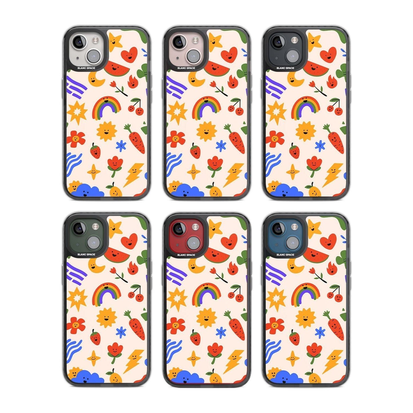 Verspielte Kawaii-Symbole