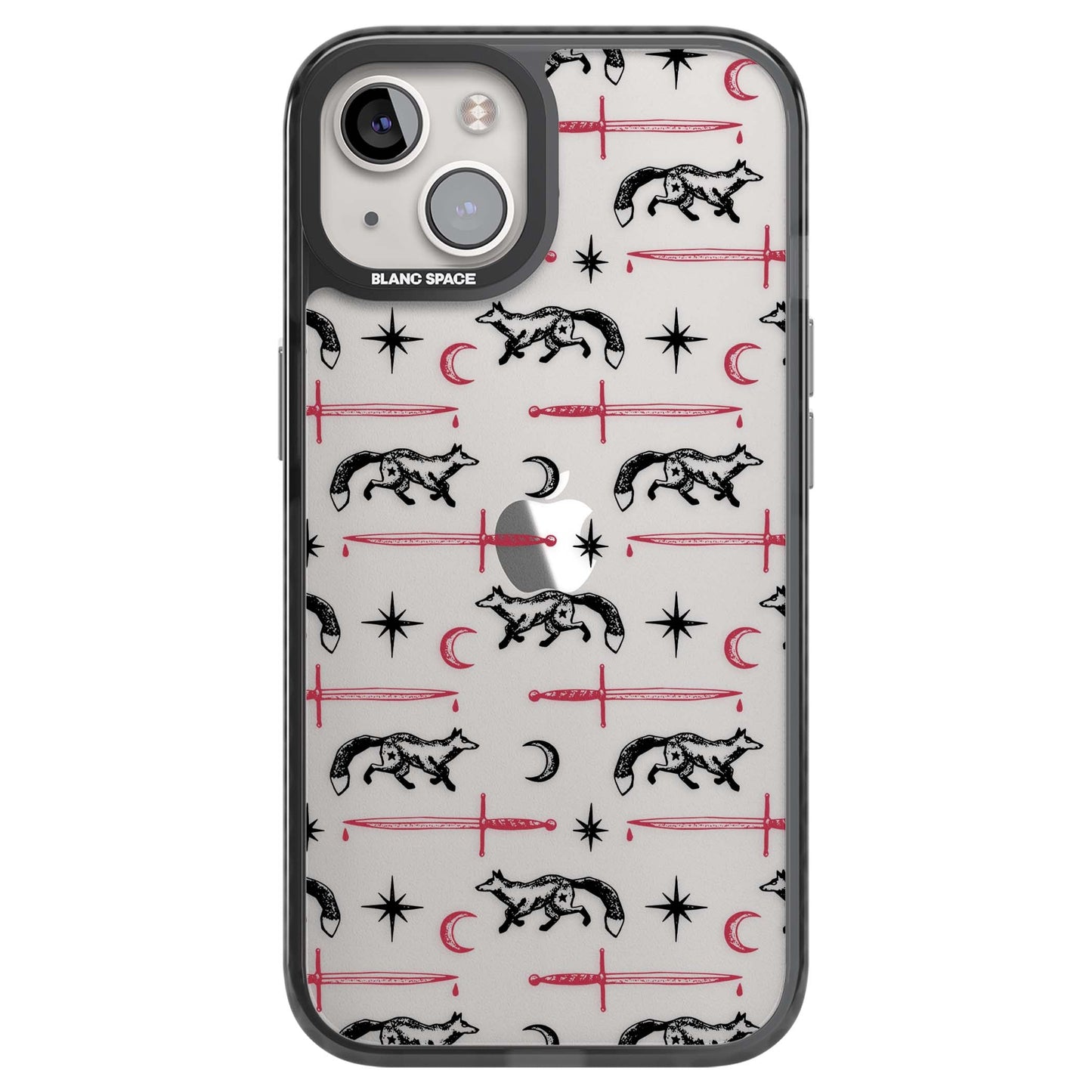 Motif renard et lame