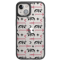 Motif renard et lame