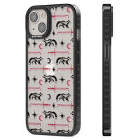 Motif renard et lame