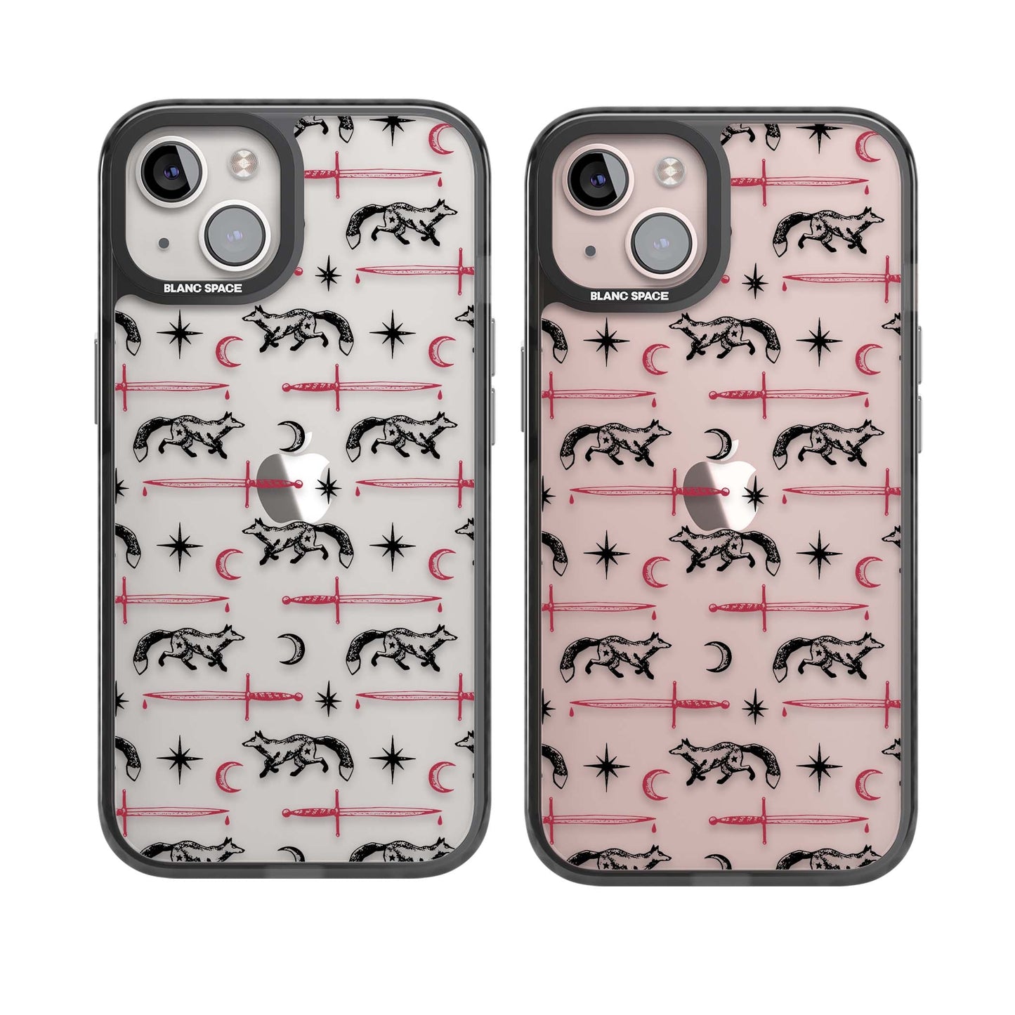 Motif renard et lame