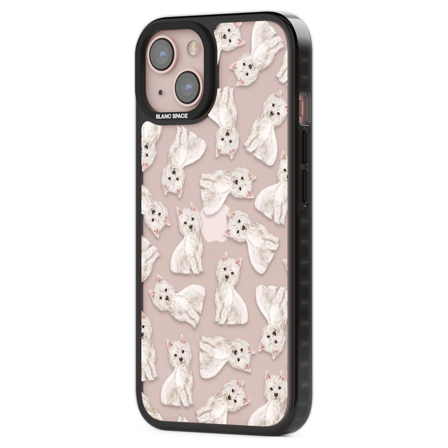 Motif de chien Westie