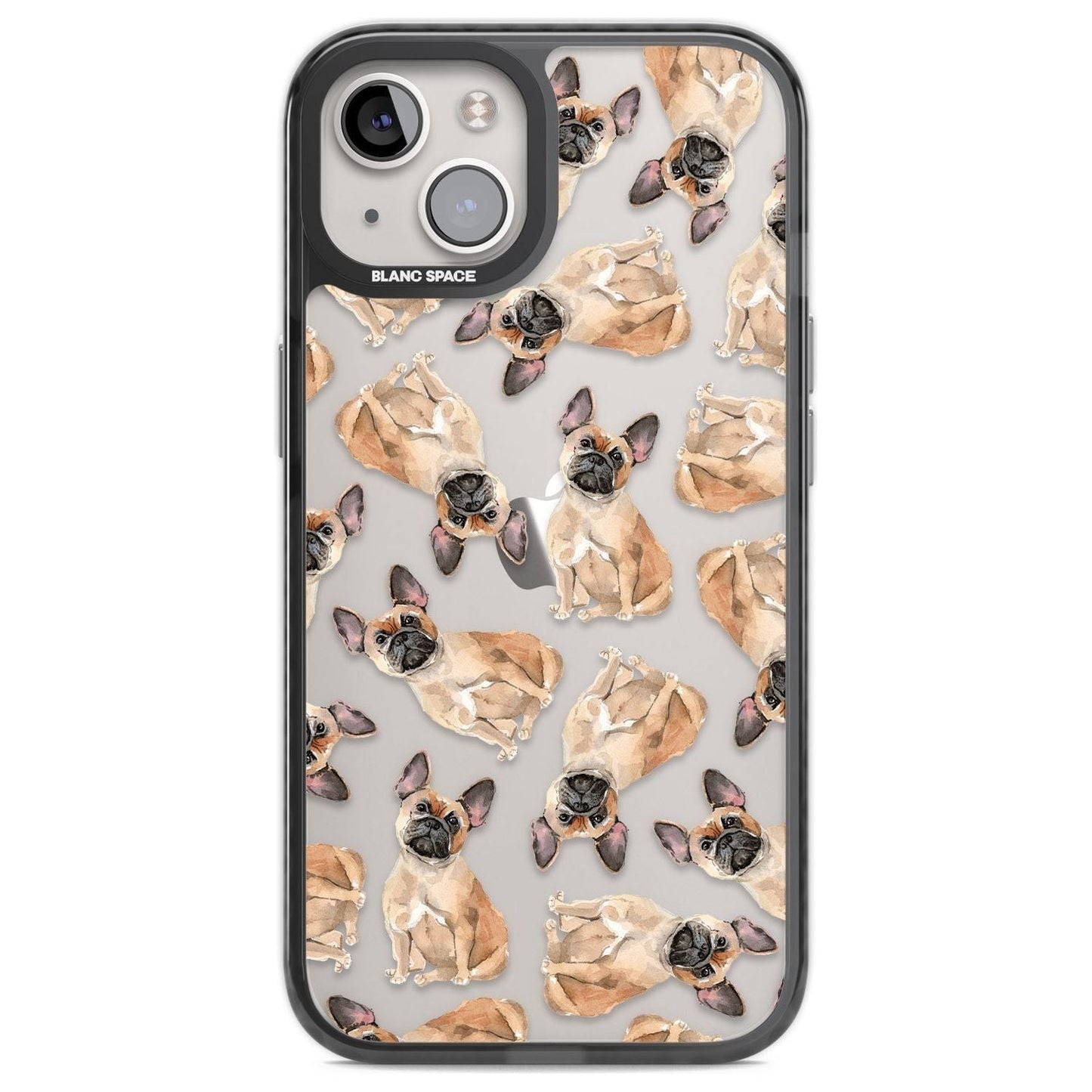 French Bulldog Watercolour Pattern