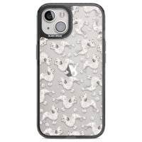 Pudel-Aquarellmuster