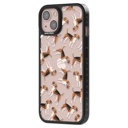 Beagle Watercolor Pattern