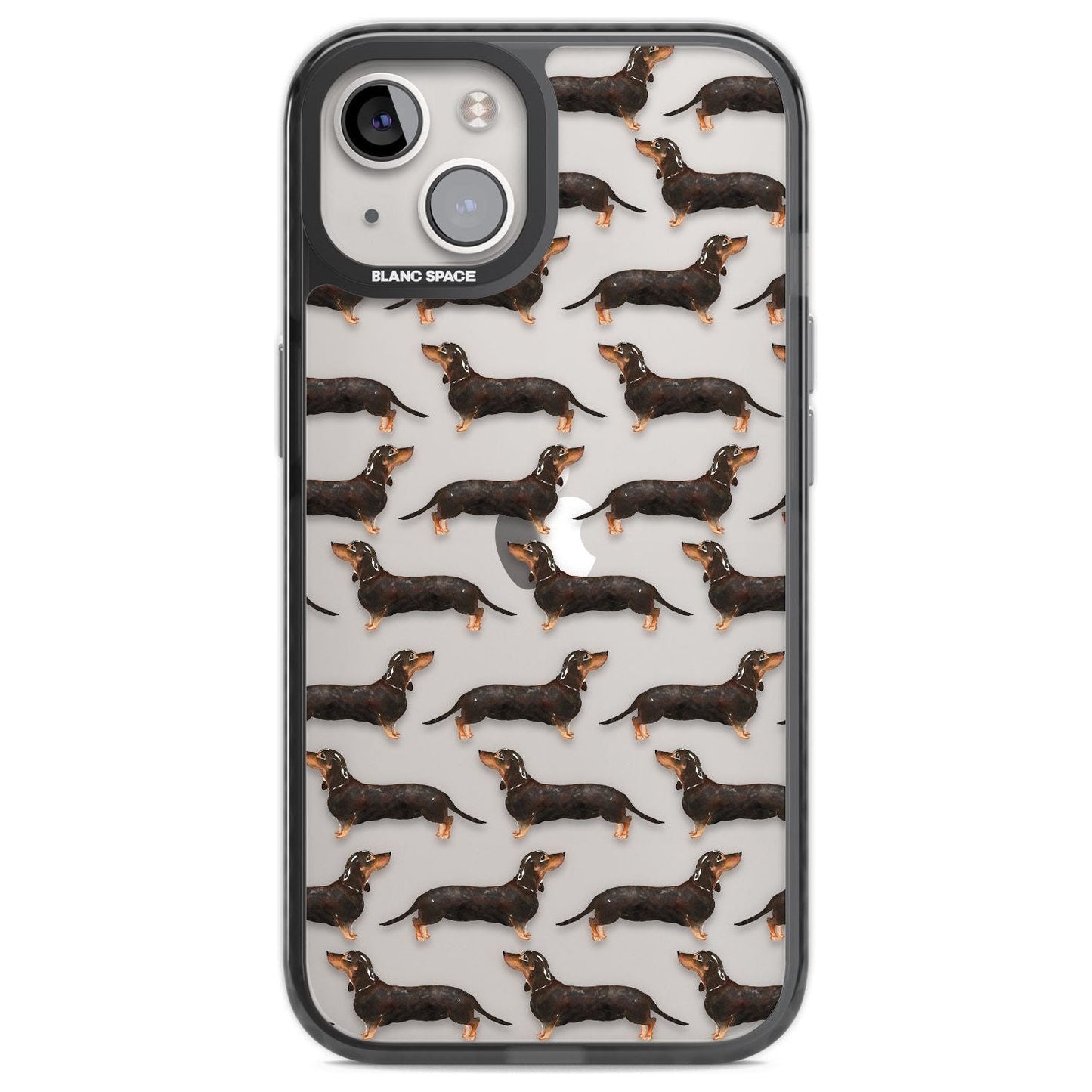 Dachshund Pattern Black Tan