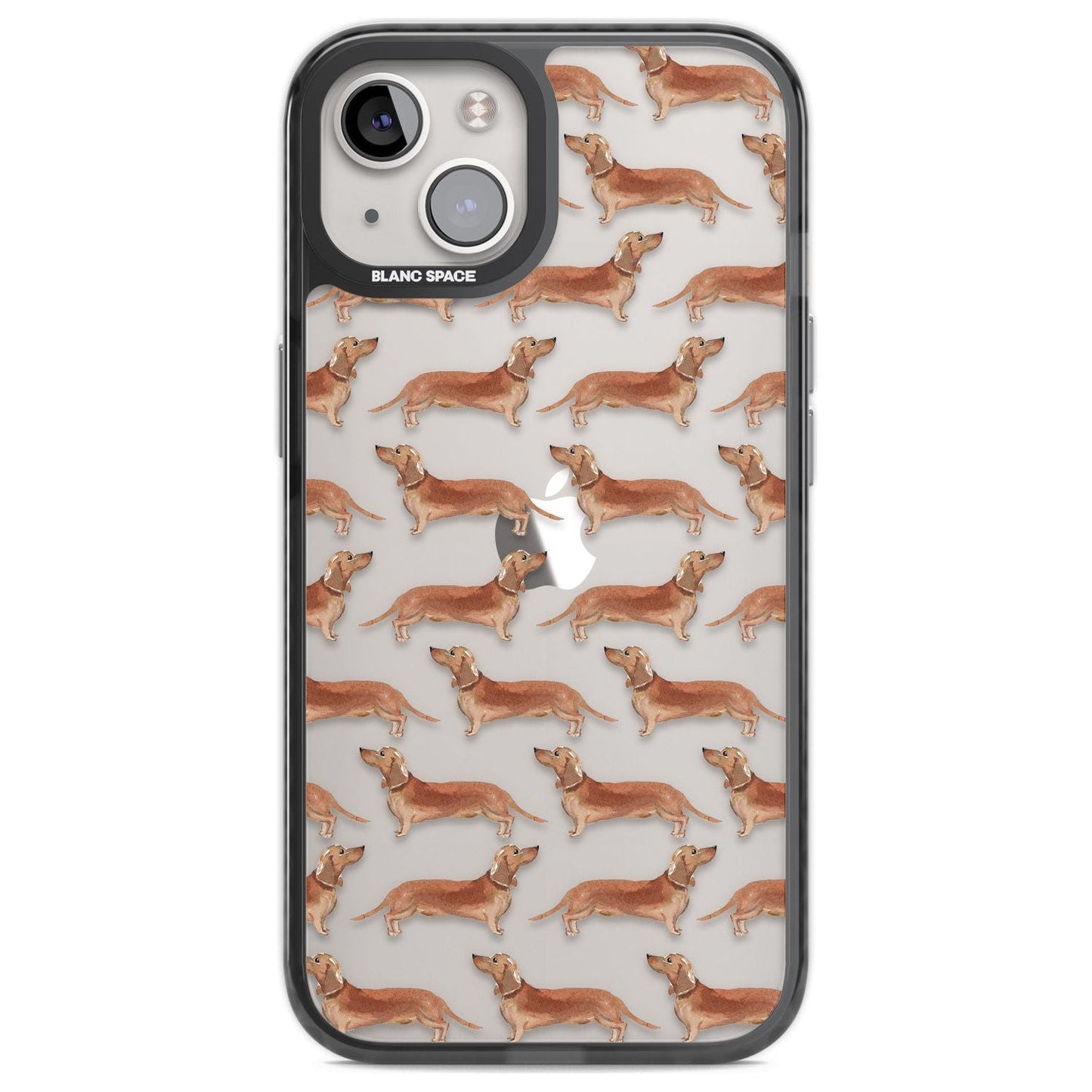 Dachshund Watercolor Dog Pattern