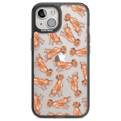 Hungarian Vizsla Watercolor Pattern