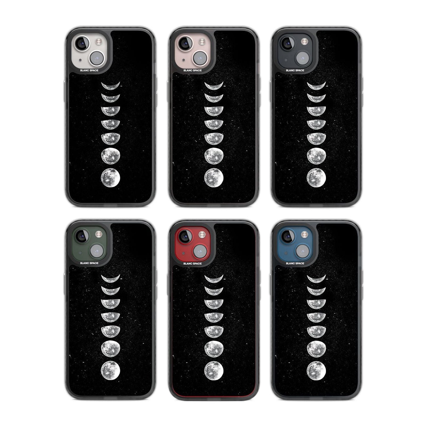 Light Watercolour Moons