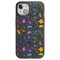 Grille de fleurs sauvages