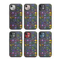 Grille de fleurs sauvages