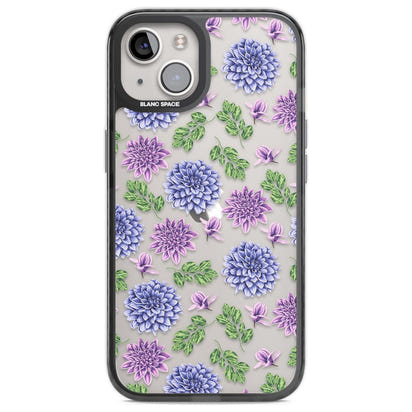 Purple Dahlias Floral