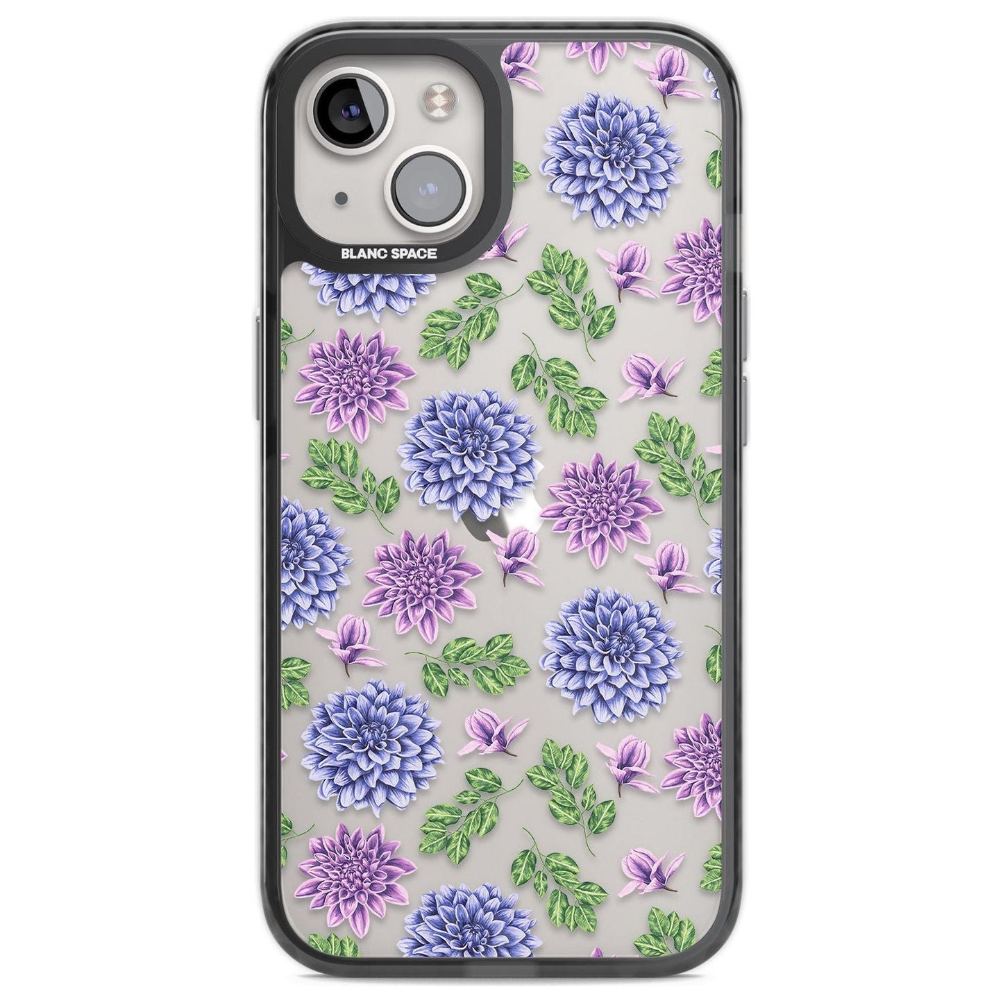 Purple Dahlias Floral