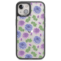 Purple Dahlias Floral