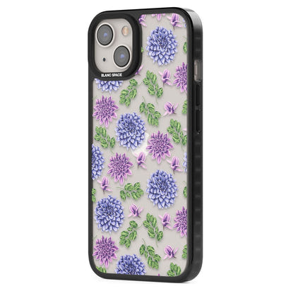 Purple Dahlias Floral