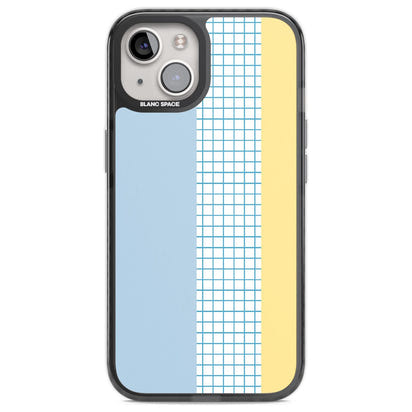 Abstract Grid Blue & Yellow