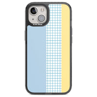 Abstract Grid Blue & Yellow