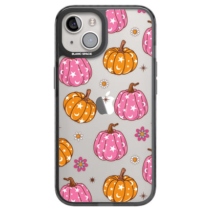 Motif de citrouilles Fleurs et Étoiles