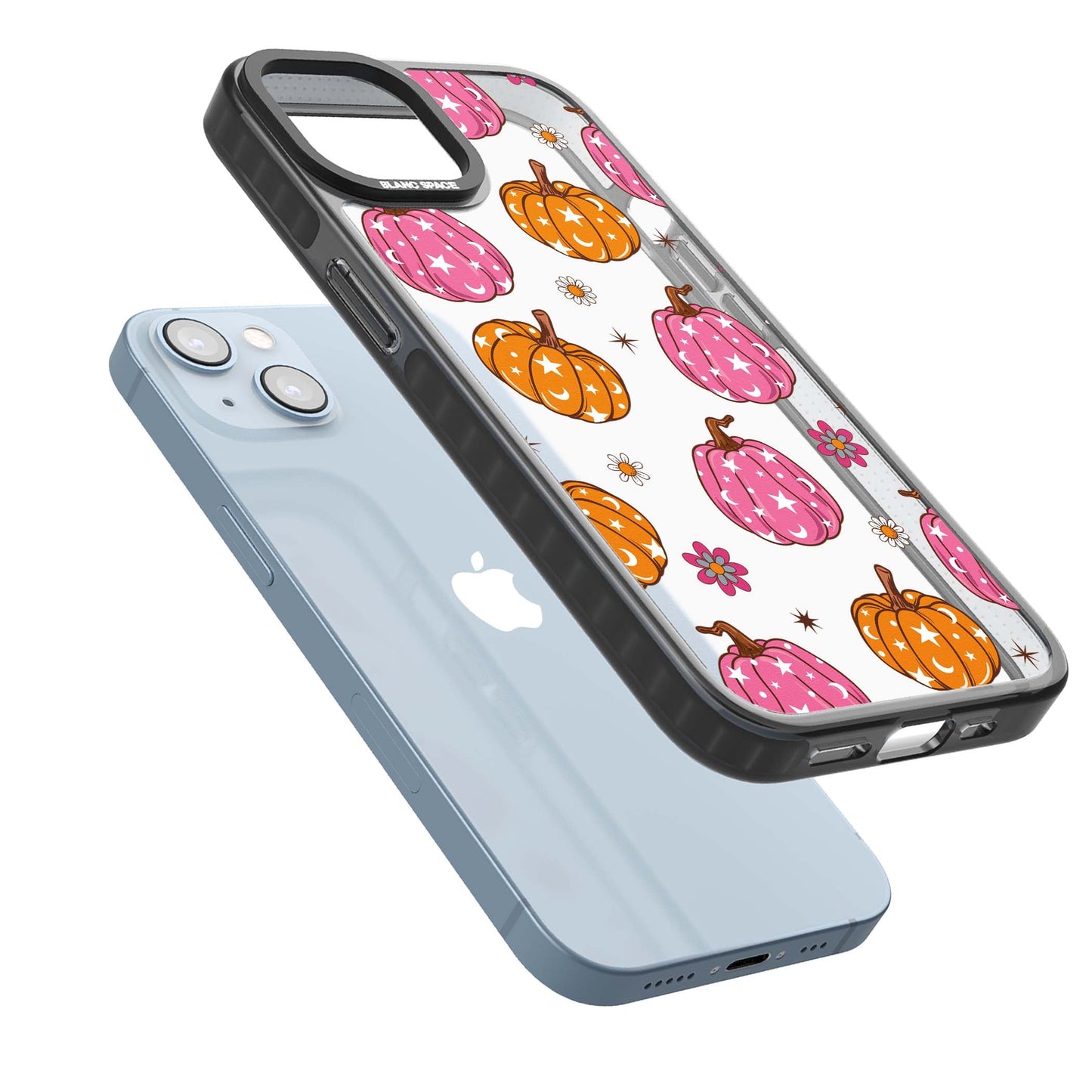 Motif de citrouilles Fleurs et Étoiles