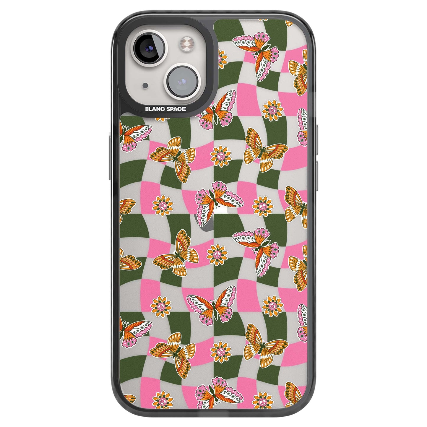 Wavy Butterfly Checked Pattern