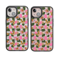 Wavy Butterfly Checked Pattern