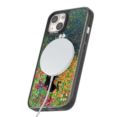 Cat in Klimt's Garden