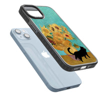 Cat with Van Gogh's Sunflowers